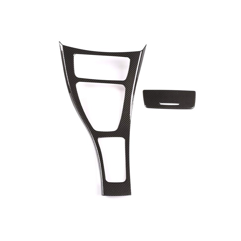 CHEYA ABS Carbon Fiber Center Console Gear Shift Frame Car Accessories for BMW E90 E92 2005-2012 3 Series Left Hand Drive (Carbon Fiber) - Image 4